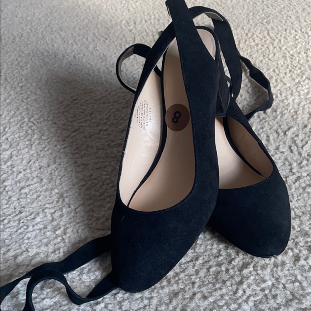 Beautiful Black Wrap Nine West Heels